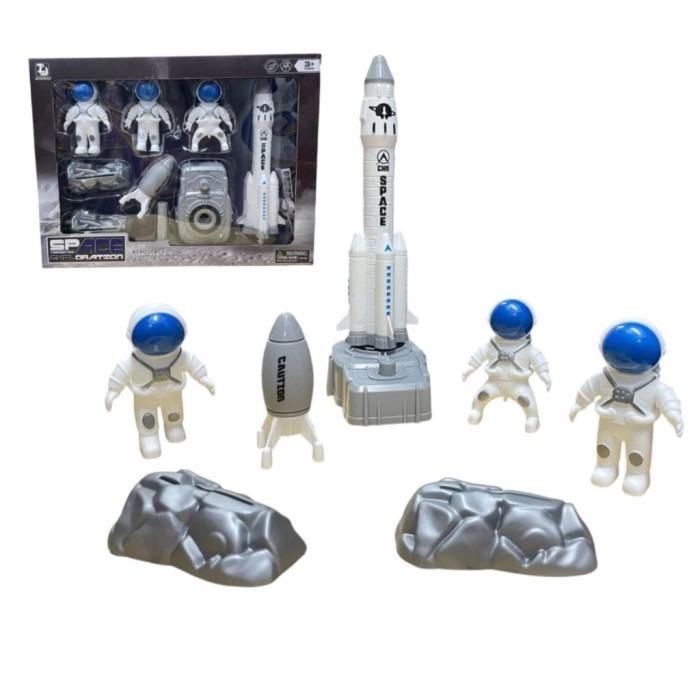 Gambar Mainan Edukasi Space Rocket Astronaut Universe Astronot Toy dari Jarkidsedu Toy undefined Tokopedia