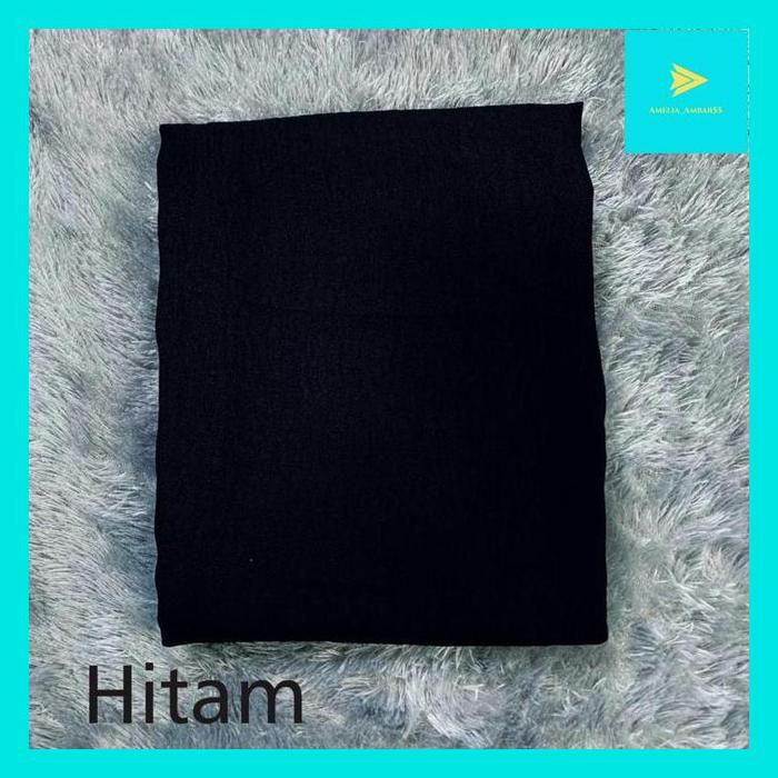 Gambar AMEL^ MARZIA - HIJAB PET XL CRINKLE NON TALI - Hitam dari Amelia Ambar55 undefined Tokopedia