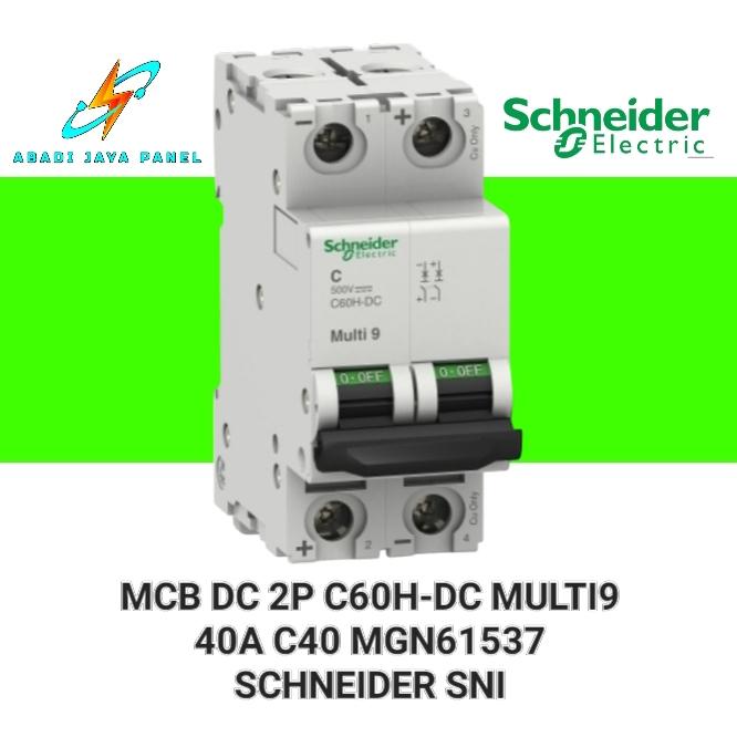 Interruttore Magnetotermico Schneider C60H-DC 2P 40A C 500Vdc - Per Circuiti DC - Foto 10