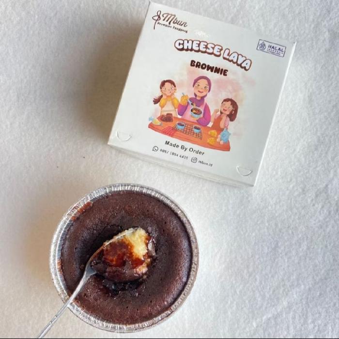 Gambar CHEESE LAVA | Brownies Panggang | Brownies Keju Leleh | Brownies Fudgy | Mbun Brownies Panggang dari aisyah ayesha undefined Tokopedia