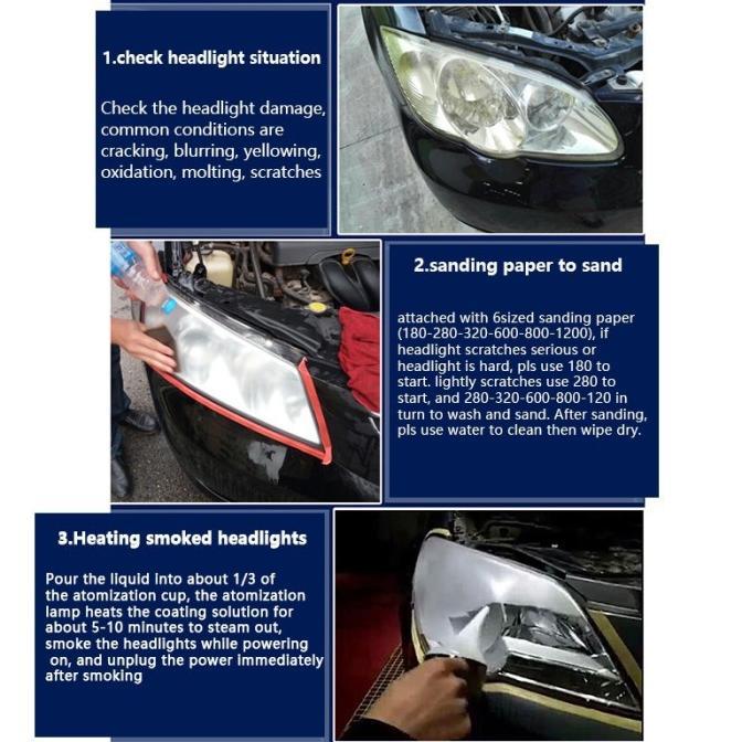 Gambar Promo Alat Nano Burn Coating Headlamp Alat Pembersih Headlamp/Lampu 1 Set dari Ambar Mon undefined Tokopedia