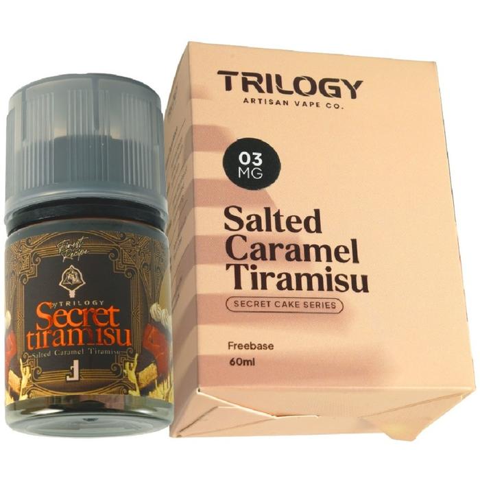 Gambar SECRET V3 SALTED CARAMEL TIRAMISU 60ML BY TRILOGY X JVAPE E-LIQUID - 3MG dari Jvape Surabaya undefined Tokopedia
