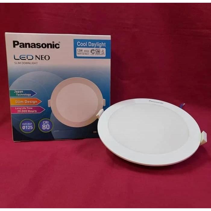 Gambar Panasonic LED Panel Neo Slim 12W Inbow/ Downlight Plafon 12W Inbow - 3000K-WarmWhite dari NfM Electrik undefined Tokopedia