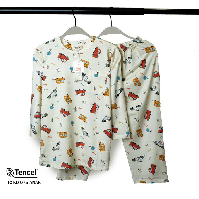 Gambar GREET NIGHT WEAR - PIYAMA PANJANG PANJANG TENCEL ANAK MIX TC-KD PTP 04 - TC-KD-075, SIZE 8 dari greetnightwear undefined Tokopedia
