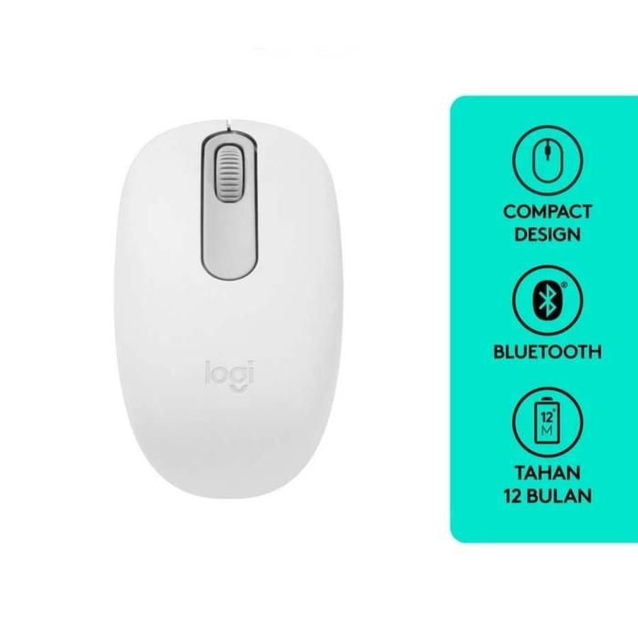 Gambar MOUSE LOGITECH WIRELESS M196 - WHITE dari mdpsuperstore Kota Palembang Tokopedia