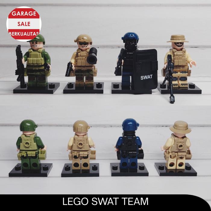 Gambar Lego SWAT Team Minifigures dari Garage Sale Berkualitas undefined Tokopedia