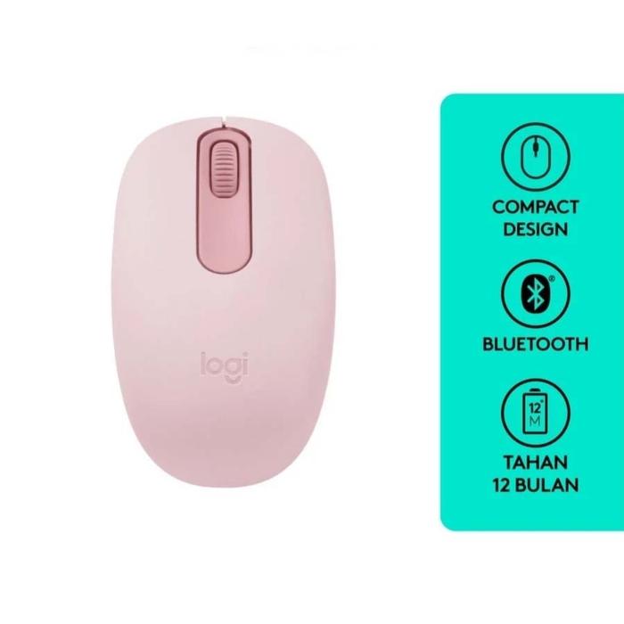 Gambar MOUSE LOGITECH WIRELESS M196 - ROSE dari mdpsuperstore undefined Tokopedia