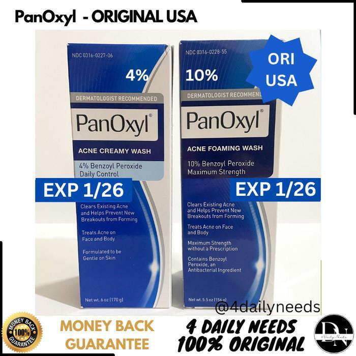 Gambar Panoxyl Acne Foaming Wash 10% Benzoyl Peroxide 4% Benzoyl Ori Usa - PanOxyl 4% dari arbainah1980 undefined Tokopedia