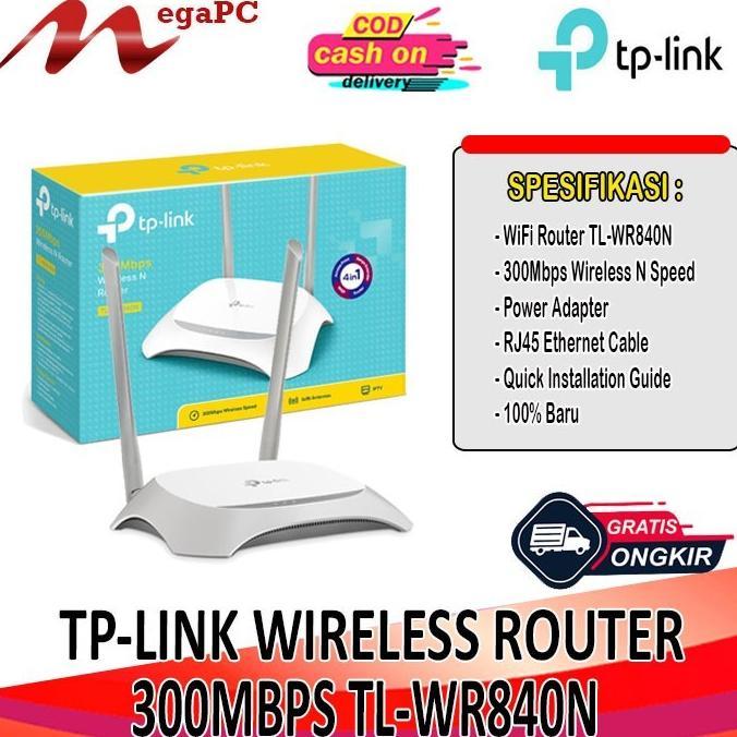 Gambar Original PAKET INTERNET / WIFI PARAREL TP LINK ROUTER + KABEL LAN 10M - 50Meter - WR840, FTP 50M dari nagita68q undefined Tokopedia