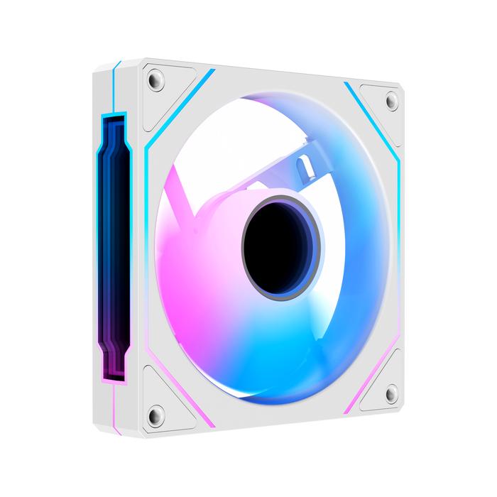 Gambar OCYPUS CASE FAN GAMMA F12 ARGB REVERSE BLADE (1X ARGB FAN + 800-1600RPM) BLACK/WHITE - Putih dari IMBA PC undefined Tokopedia