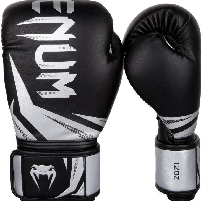 Gambar Venum Challenger 3.0 Muaythai Boxing Gloves - Black/Silver - 10 dari S P O R T undefined Tokopedia
