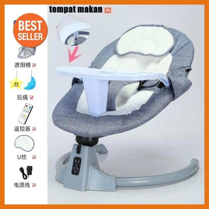 Gambar kursi goyang bayi otomatis elektrik remote swing baby chair / ayunan best quality - y2 dari Zenaya Mart Star undefined Tokopedia