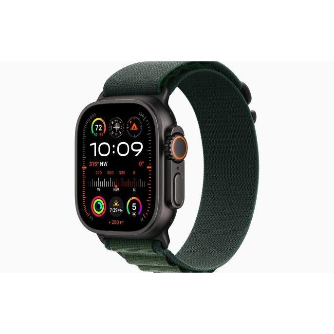 Gambar APPLE WATCH ULTRA 2 2024 BLACK TITANIUM CASE 49MM ALPINE TRAIL MILANESE LOOP OCEAN BAND BARANG READY, JUMLAH SESUAI YANG ADA DI ETALASE - Alpine Green L dari almontcell undefined Tokopedia
