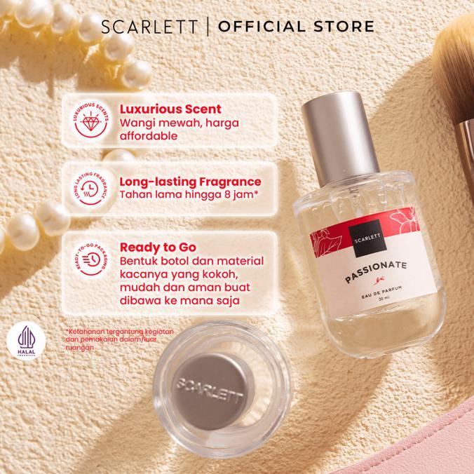 Gambar Corner Beauty Scarlett Whitening Eau De Parfum 30 Ml - Dreamy || Sweet Memories || Euphoria || Passionate || Wonderland || La Foret Fairy || Golden Elixir || Velvet Rouge Ready - Passionate dari Sensasi Aromatik undefined Tokopedia