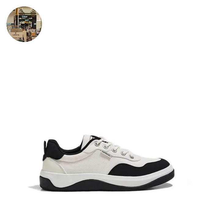 Airwalk Cooper Beige And White Shoes Low-Top Lace-Up Casual Shoes