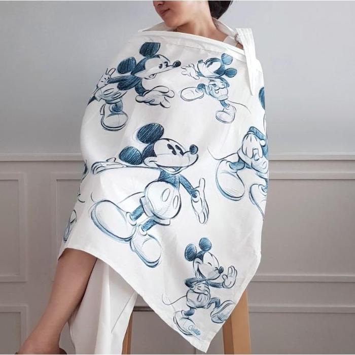 Gambar CUDDLY - Organic Tencel Nursing Cover/Apron Menyusui - All Motifs - Classic Mickey dari CV EL Berkah undefined Tokopedia