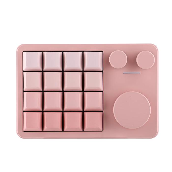 Gambar KiiBOOM Cybrix 16 Keypad Macropad - Merah Muda dari KeyCuddles undefined Tokopedia