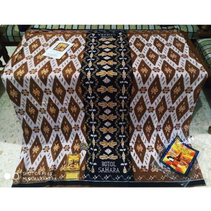 Gambar Sarung Goyor Pria / Sarung Botol Sahara / Sarung Lembut / Sarung Santri / Sarung Mondok - Cokelat dari hidaayaah undefined Tokopedia