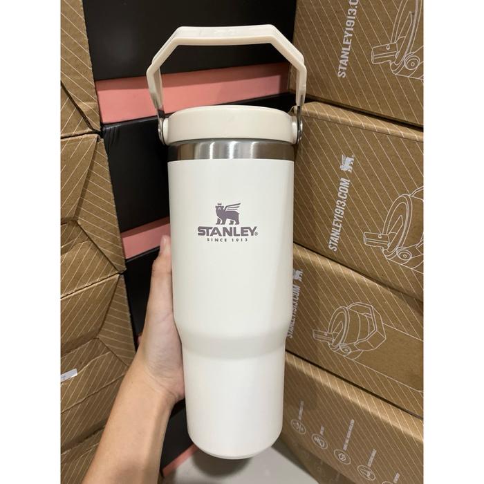 Gambar Tumbler stanley iceflow flip straw 887ml - Cream dari Zona original indonesia undefined Tokopedia