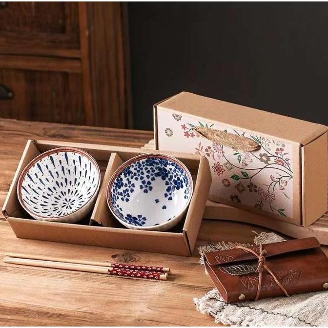 Gambar Souvernir mangkok set keramik harga grosir SALE !!!! - BOX Blossom, set 2 dari RubenSell undefined Tokopedia