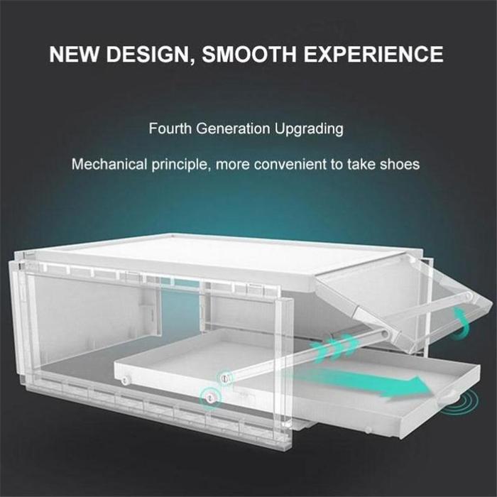 Jual 3PCS Push Drawer Type Shoe Box Shoe Organizer Drawer10 B