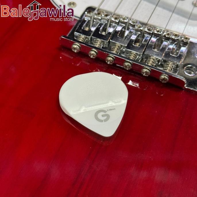 Gambar G Pick Gitar Guitar Nyala Light Sensor With Lampu Pik Gitar 1mm 0.58mm - Putih, 0.58mm dari Leny__Shop undefined Tokopedia