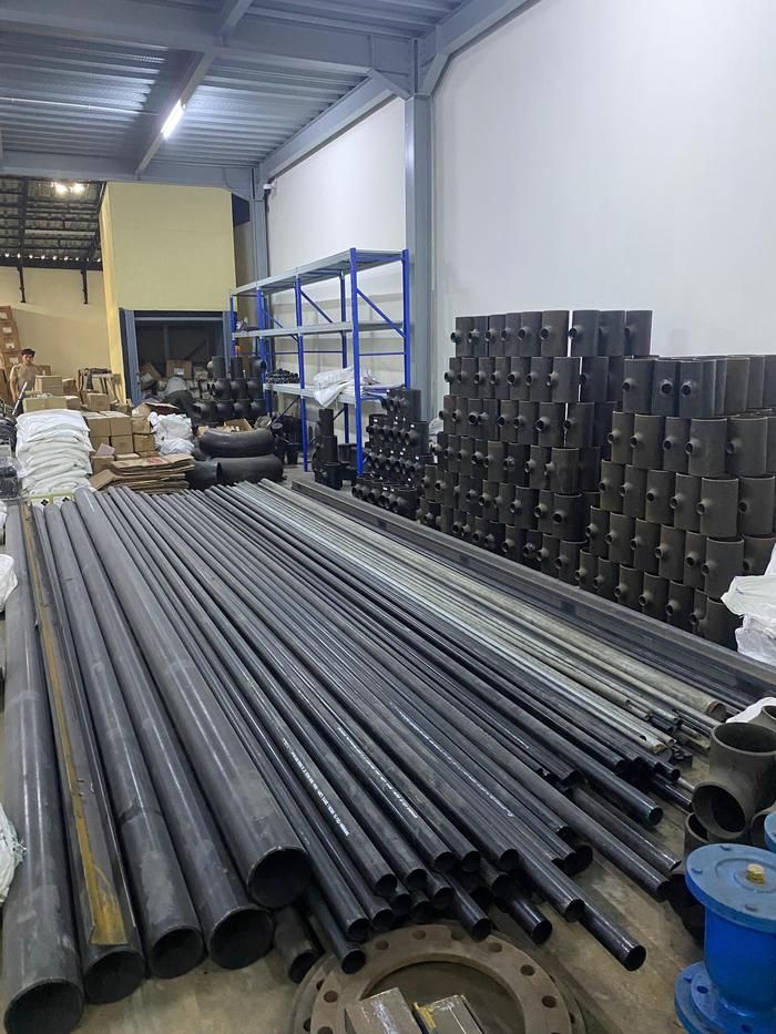 Gambar Pipa Spindo Medium 6 " / Pipa Hitam Black Steel Med 6" inch dari Valve Besi PVC undefined Tokopedia