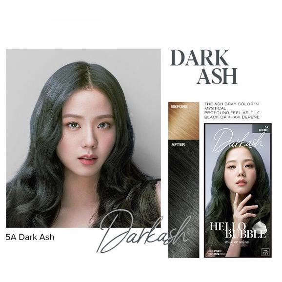 Gambar MISE EN SCENE HELLO BUBBLE HAIR COLOR CAT RAMBUT KOREA READY STOCK ASH KHAKI DUSTY PRIMER - DARK ASH NEW dari Hilal Bulan undefined Tokopedia