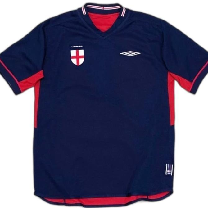 Timnas Inggris England Jersey Umbro Retro England Shirt 2002 Retro