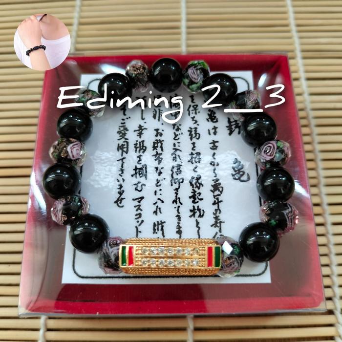 Gambar GELANG GIOK MIX MORANO ASLI HONGKONG BERSERTIFIKAT - Hitam dari Ediming undefined Tokopedia