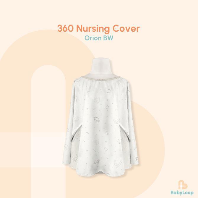 Gambar Ready Apron Menyusui - Nursing Cover 360 Tencel - Baby Loop - Orion Bw dari toko friskaayu undefined Tokopedia