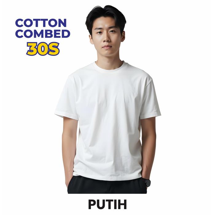 Gambar PROMO Kaospolosjaya / Kaos polos pria & wanita O-neck Combed 30s / Kaos Premium / Size S-XXL KATALOG B - Putih, XL dari Kaospolosjaya undefined Tokopedia