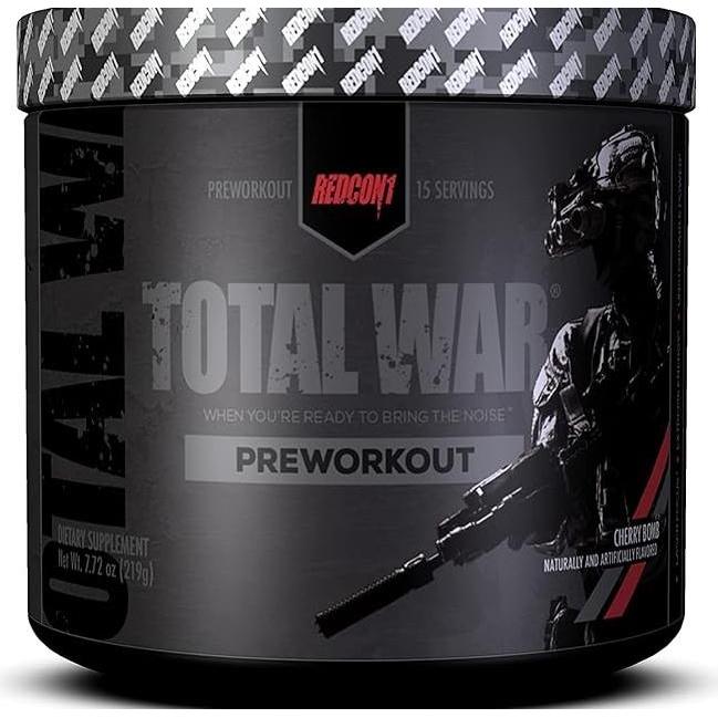 Gambar Redcon1 Total War Pre Workout Powder - Endurance, Alertness, Pump Boosting Citrulline Malate & Beta Alanine - Fast Acting, Caffeinated Preworkout For Men & Women 15 Servings Original Produk - cherrybomb dari Devantika farma undefined Tokopedia
