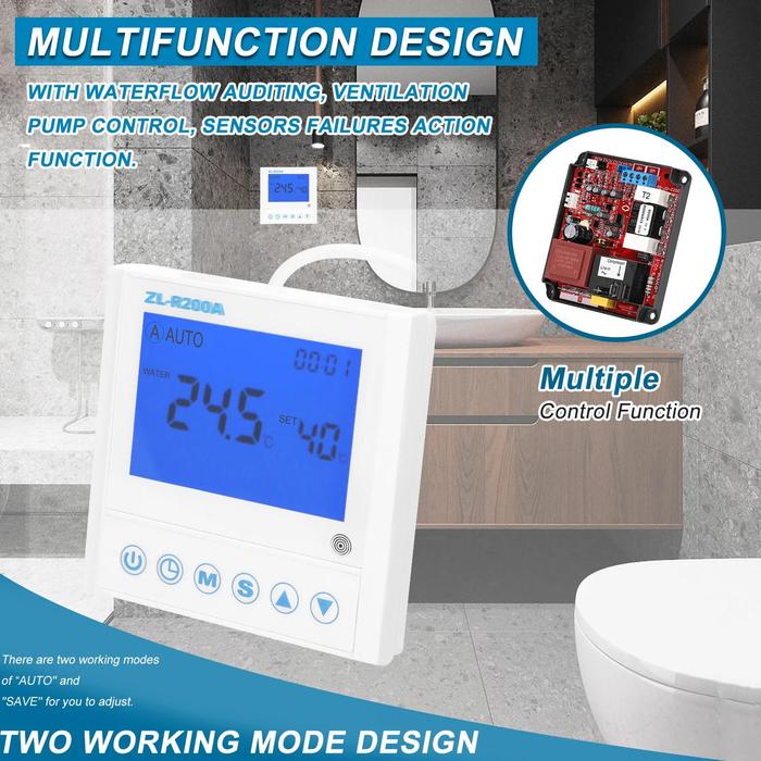 Jual HOT! ZL-R200A Universal Air source heat pump water heater