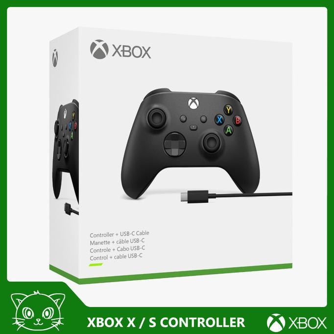Gambar Xbox Series X / S Wireless Controller Carbon Black - Stick Stik Hitam SALE!!! - + USB-C Cable dari EON MART undefined Tokopedia