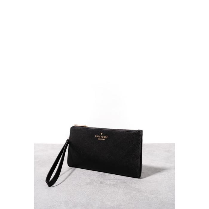 Gambar KATE SPADE MADISON DOUBLE ZIP WRISTLET SAFFIANO LEATHER ORIGINAL READY STOCK - BLACK dari The Luxury of Bags undefined Tokopedia