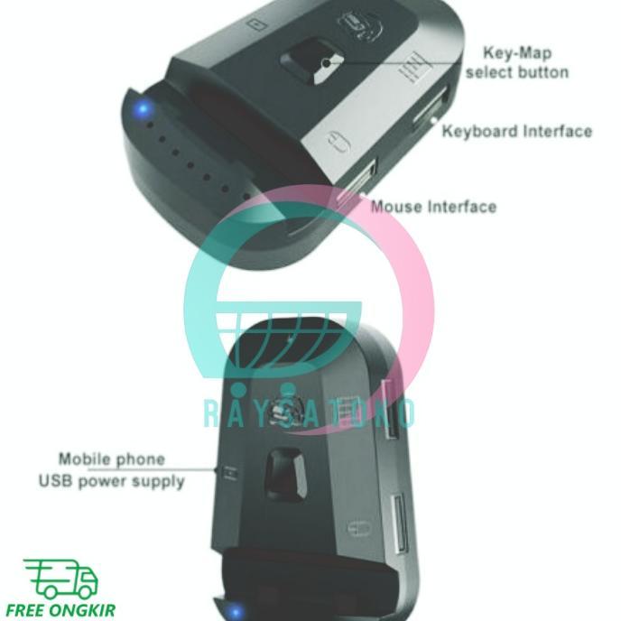 Gambar Konverter Keyboard Mouse Bluetooth Gaming Wireless Converter Android dari raysatoko undefined Tokopedia