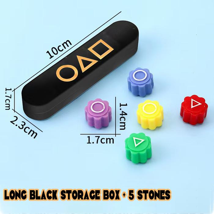 Gambar Gonggi Squid Game 2 Permainan Tradisional Korea Game GONGGI Board Game Mainan Anak - Black-A dari Loztoys undefined Tokopedia