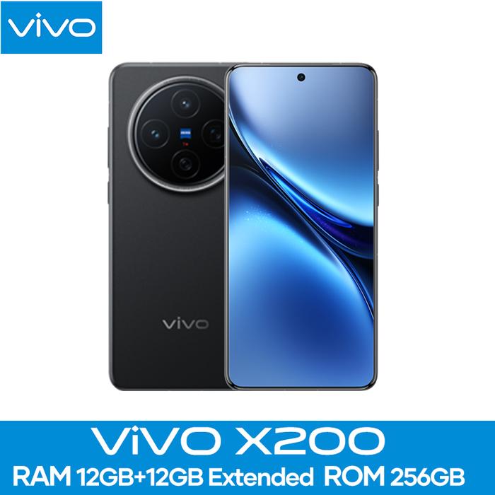 Gambar [ HP Vivo Original Asli ] Vivo X200 5G (12+256GB) Garansi Resmi 1 Tahun, Bisa COD - 12/256GB Black, Full Set bawaan dari TOC MALL undefined Tokopedia