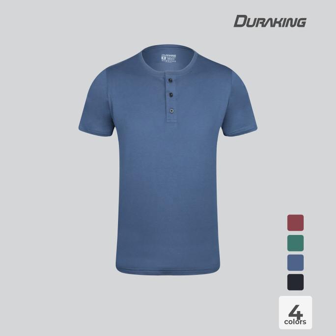 Gambar Duraking Daily Wear Tencel Cotton Basic Button Tee - S, Blue dari Vibe Mania undefined Tokopedia