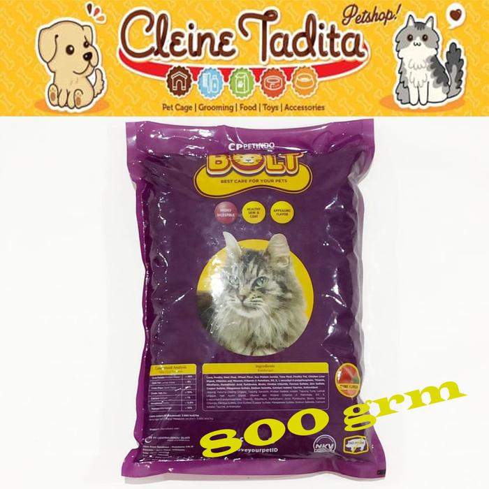Gambar Cleine Tadita Petshop - Makanan Kucing Bolt 800 gram - TUNA IKAN dari Cleine Tadita Petshop undefined Tokopedia