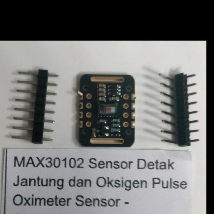 Gambar MAX30102 Sensor Detak Jantung dan Oksigen Pulse Oximeter Sensor - MAX30102 Black dari Freelab Jakarta undefined Tokopedia
