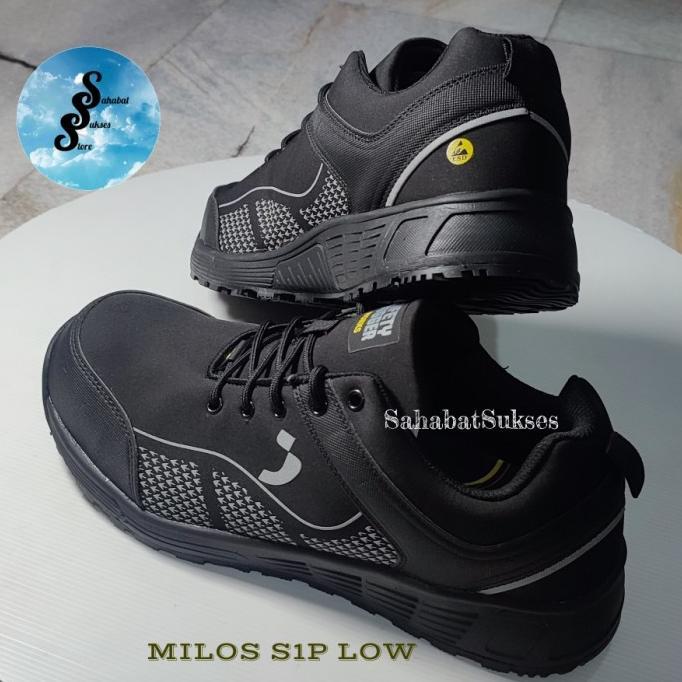 Gambar Sepatu Safety JOGGER MILOS S1P LOW Black SafetyGearID - Black, 38 dari SafetyGear ID undefined Tokopedia