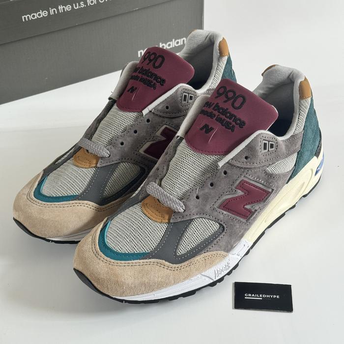New Balance 990cp2 グレー/マルーン/グリーン NEW BALANCE M990V2 CP2