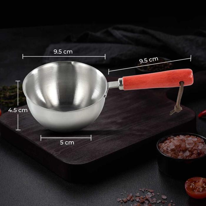 Gambar Panci Mini Susu Sauce Pan Stainless Steel 304 Dual Drainage - 250 Ml dari Pelangi Homedepot undefined Tokopedia
