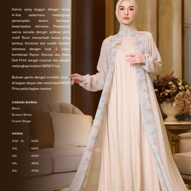 Gambar BAJU GAMIS NIBRAS SARIMBIT RAYA SERIES 2025 UMBRA - Black, XL dari Zifa_Shop undefined 5 Tokopedia