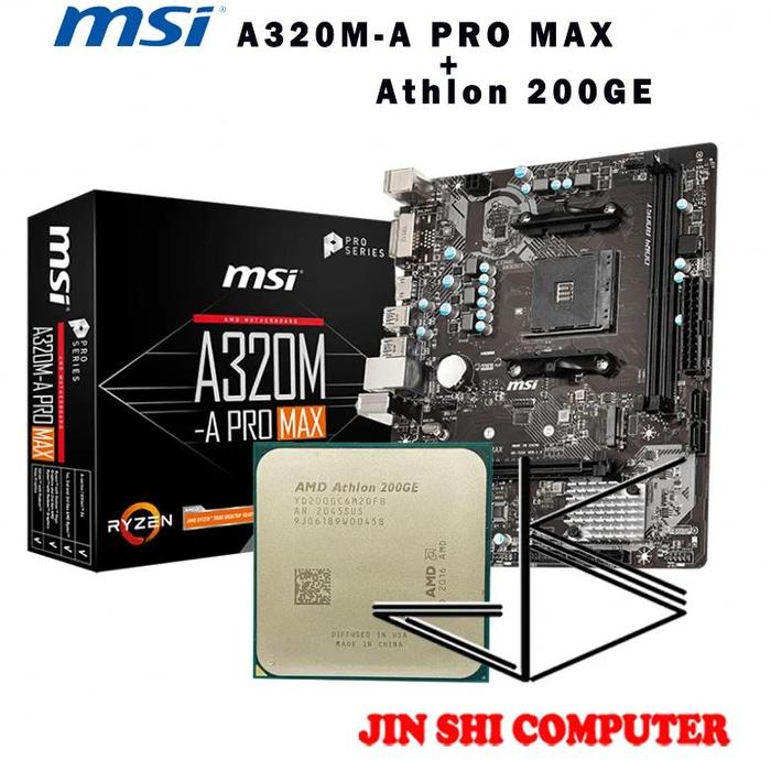 Msi A320m A Pro Max A320m Pro Max Motherboard A320 Ma Pro Am4 Msi