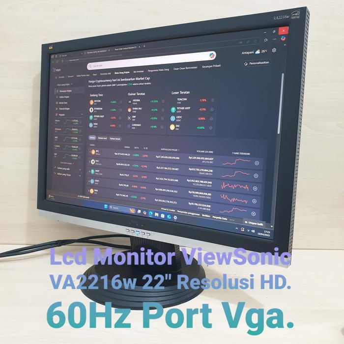 Monitor Inchi Jual Lcd Monitor Hp Compaq 22 inchi HD | 24 inchi Fhd Kaki Bisa ...