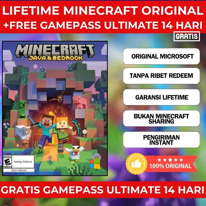Jual Minecraft Java & Bedrock Redeem Code VOUCHER TERMURAH SE-TOKOPEDIA ...
