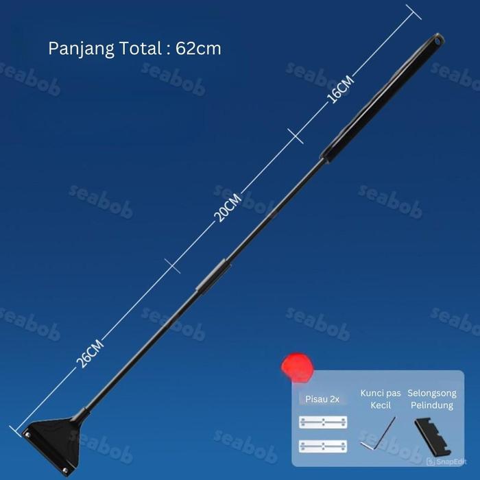 Gambar Seabob Aquarium Pengikis Alga PJ27 / Pembersih Kaca Aquascape Laut Tawar - PJ27-62 dari RyanbStore undefined Tokopedia